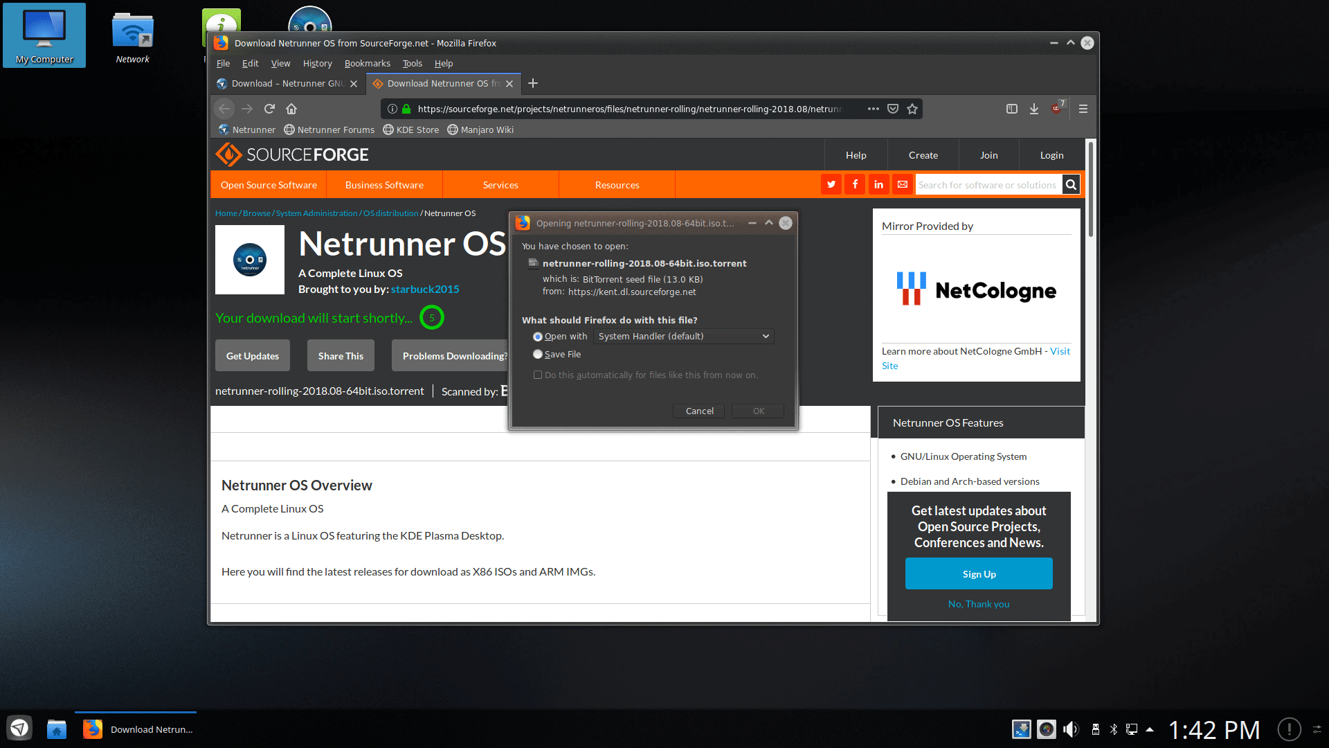 Get linux. Netrunner Linux.